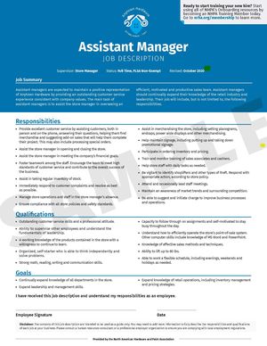 Job Description_ Assistant Manager