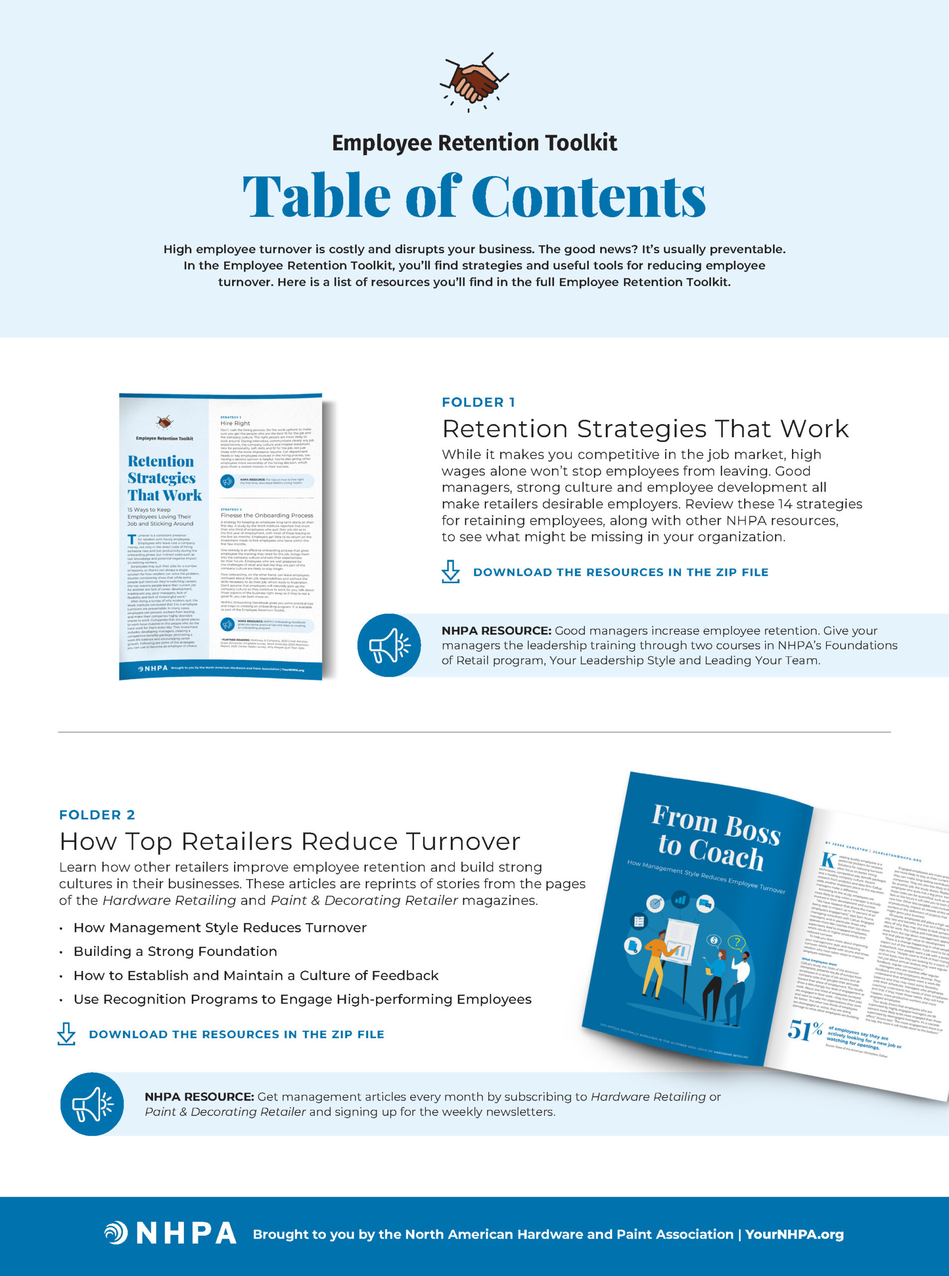 Employee Retention Tookit Contents_Page_1